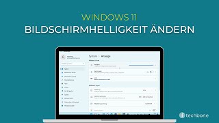 Bildschirmhelligkeit ändern Windows 11 [upl. by Idisahc]