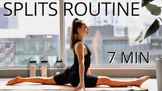 7 MIN STRETCH FOR SPLITS  How To Get Your Splits  Increase Flexibility  Daniela Suarez [upl. by Buyers]