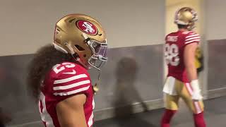 49ers boombox entrance vs Rams — Charvarius Ward lead out [upl. by Earissed]