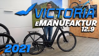 Victoria eManufaktur 129 eTrekkingbike mit Bosch Performance CX Modell 2021 TrekkingTouren EBike [upl. by Theurich534]