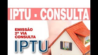 IPTU 2024 Consulta Emissão Valor 2 Via [upl. by Ltney]