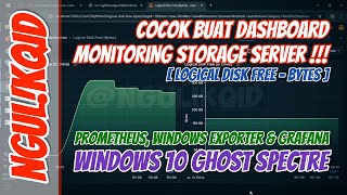 Cocok Buat Dashboard Monitoring STORAGE SERVER  Grafana Prometheus ngulikqid grafana prometheus [upl. by Herring413]