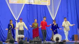 Bageu nadi salala christan cover dance  christ ambassador camp 2024 [upl. by Ninon]