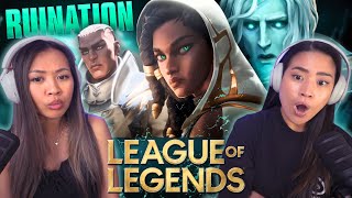 First Time Reaction League of Legends RUINATION EVENT amp SENTINELS OF LIGHT [upl. by Ahcurb596]