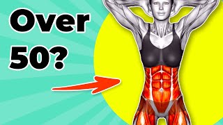 ➜ Over 50 ➜ 30min FLABBY STOMACH Standing Workout [upl. by Corrinne]