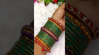 DIY bangles 😱youtubepartner shorts diy bangles craft diyacraft navratri [upl. by Berardo319]