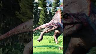 🦖NEW GIGANOTOSAURUS vs SPINOSAURUS  JWE2 jurssicworld dinosaur giganotosaurus spinosaurus jwe2 [upl. by Ellehcear810]