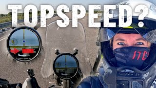 TOPSPEED of the New Royal Enfield Himalayan 452 [upl. by Yelad605]