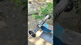 Making Homemade tool for bike shocks opening tools homemadetool seniorwelder [upl. by Aij]