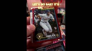 TOPPS UPDATE RED ROOKIE REFRACTOR 🔥 shorts topps MLB [upl. by Merridie]