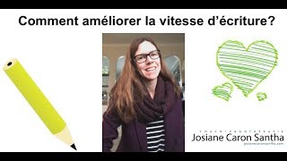 Comment améliorer la vitesse décriture chez lenfant [upl. by Aihsrop]