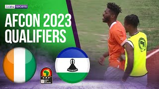 Ivory Coast vs Lesotho  AFCON 2023 QUALIFIERS HIGHLIGHTS  09092023  beIN SPORTS USA [upl. by Nhtanhoj]