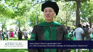 ATSUKCOM Doctor of Osteopathic Medicine Graduate Testimonial  James Liu DO 24 [upl. by Ramaj]