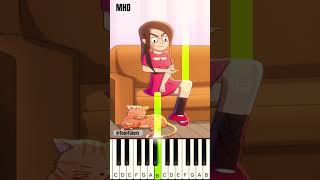 Turn Off The TV TheToonTubers  Piano Tutorial [upl. by Yekram109]