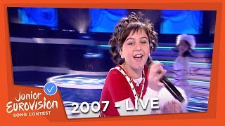 Mariam Romelashvili  Odelia Ranuni  Georgia  2007 Junior Eurovision Song Contest [upl. by Chelsea63]