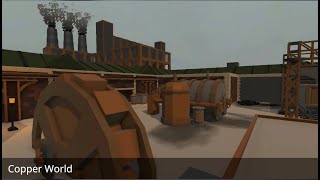 Human Fall Flat – Copper World Level Walkthrough  All Achievements [upl. by Ailemac]