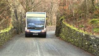 New Stagecoach 555 shuttle service on the A591 between Grasmere and Keswick [upl. by Annet208]