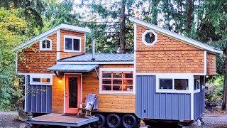 Absolutely Gorgeous Tiny Mansion with Pop Up Roofs in WA [upl. by Rustin481]