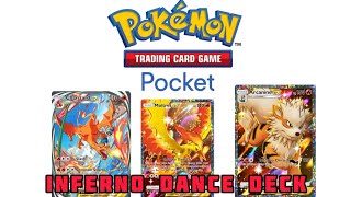 Pokemon TCG Pocket Inferno Dance Deck Gameplay [upl. by Lockhart]