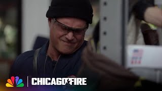 Severide and 51 Rescue a Woman Pinned by a Forklift  Chicago Fire  NBC [upl. by Kentigerma]