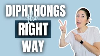 HOW TO SING DIPHTHONGS THE RIGHT WAY [upl. by Sand]