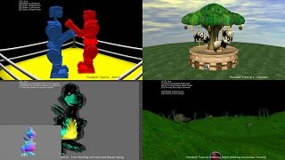 Panda3D Open Source Python Game Engine Samples [upl. by Odnanreh]