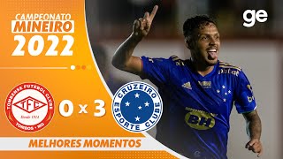 TOMBENSE 0 X 3 CRUZEIRO  MELHORES MOMENTOS  6ª RODADA MINEIRO 2022  geglobo [upl. by Gerome]