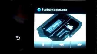 Sostituzione Cartucce HP Photosmart 5520  ink cartridges [upl. by Merat910]