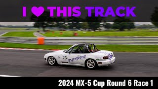 New favourite track  Race 1  2024 MX5 Cup  Oulton Park International  Onboard Car 23 [upl. by Buckler]