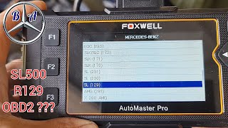 Diagnosing 1994 SL500 R129 with OBD2 Scanner [upl. by Anecuza904]