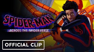 SpiderMan Across The SpiderVerse Exclusive Clip 2023 Shameik Moore Oscar Isaac [upl. by Rozek73]