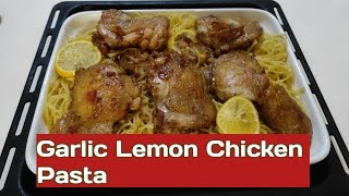 Easy Baked garlic lemon chicken PastaHow to cook garlic lemon chicken pasta [upl. by Nauqat]