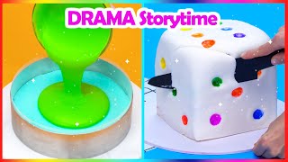 😰 DRAMA Storytime 🌈 Most Easy Colorful Cake Decorating You Can Try At Home [upl. by Jillian]