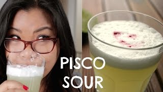 How to Make a Pisco Sour  Peruvian Cocktail  Just Eat Life [upl. by Daniels]