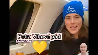 Petra Vlhová pád slalom JASNA 2024 [upl. by Elkcim]