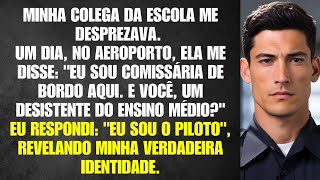 Reencontrei Minha Amiga De Escola Ela Disse Que Era Comissária de Bordo Eu Disse Que Era o PILOTO [upl. by Pfister]