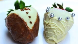 How To Decorate Chocolate Strawberries [upl. by Mairam497]