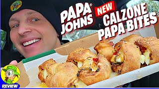 Papa Johns® CALZONE PAPA BITES Review 👨‍🍳🥐🧀👄 ⎮ Peep THIS Out 🕵️‍♂️ [upl. by Alim173]