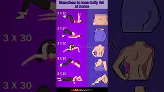 Exercises to lose belly fat at home😇🥰 short reducebellyfat bellyfatloss yoga [upl. by Rehpotsirk]