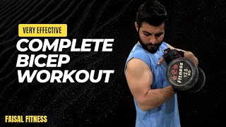 Killer BICEP WORKOUT for MASS  Faisal Fitness gymbody [upl. by Nonnahs]