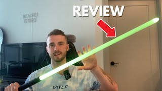 JvmuSaber Double Bladed Lightsaber  Quick Review [upl. by Sivet]