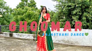 GHOOMAR  घुमर  Rajasthani song  weeding Dance  subita chaudhary [upl. by Rekyr]