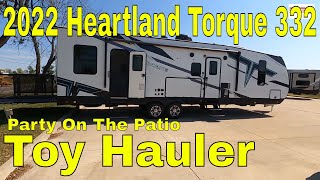 Is The NEW 2022 Heartland Torque 322 Toy Hauler A Great Choice [upl. by Laeahcim]