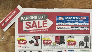 Are YOU Ready Harbor Freight Parking Lot Sale Deals  Starts 81224 4 ITC amp 816 for everyone else [upl. by Klarika467]