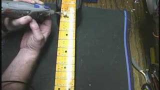 Relicing An Electric Guitar Neck Session 2 [upl. by Yrogreg963]