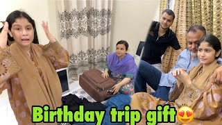 Finally fariha ko international trip gift kardiya birthday par😍  kon kon jaraha hamare sath😳 [upl. by Naut217]