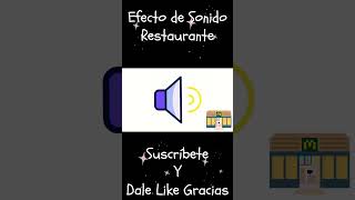 Restaurant Ambience Sound Effect  Ambiente en Restaurante Efecto de Sonido Shorts [upl. by Enahsal829]