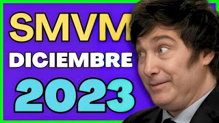 ✅ SMVM Diciembre 2023 para JUBILADOS ANSES Potenciar Trabajo Becas Progresar Desempleo Y AUH [upl. by Ayotnahs]