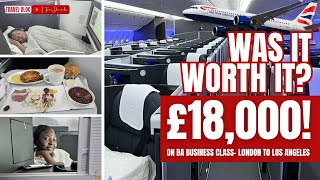 This BA Business Class Flight from London to Los Angeles cost over £18000 with receipts [upl. by Anallise]