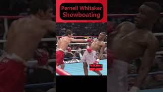 Pernell Whitaker showboating in the ring😂boxing [upl. by Annaik]